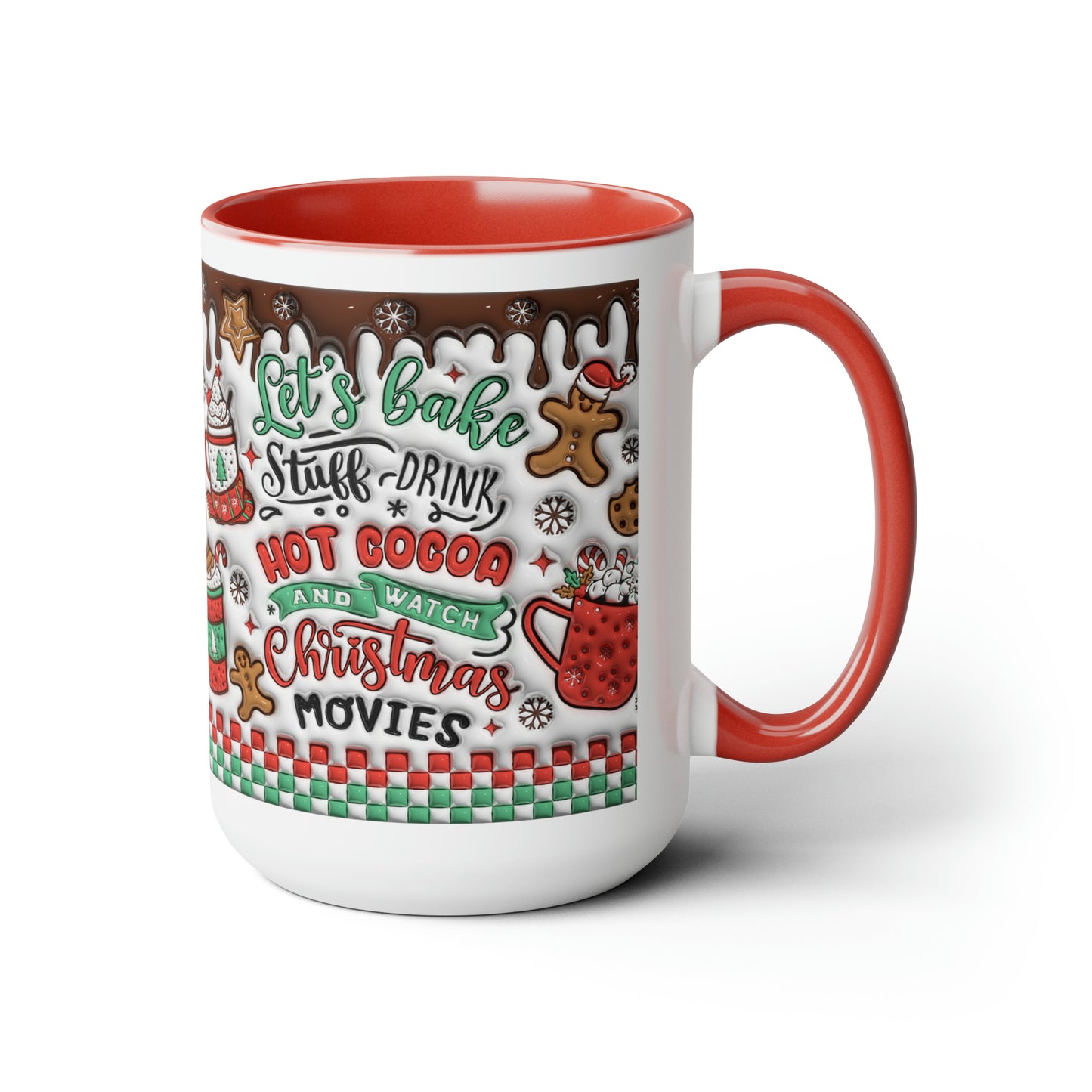 Two-Tone Coffee Mugs, 15oz