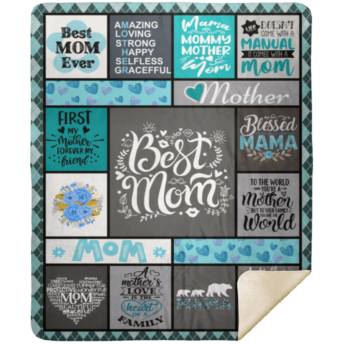 Best Mom Ever Cozy Blanket 50x60