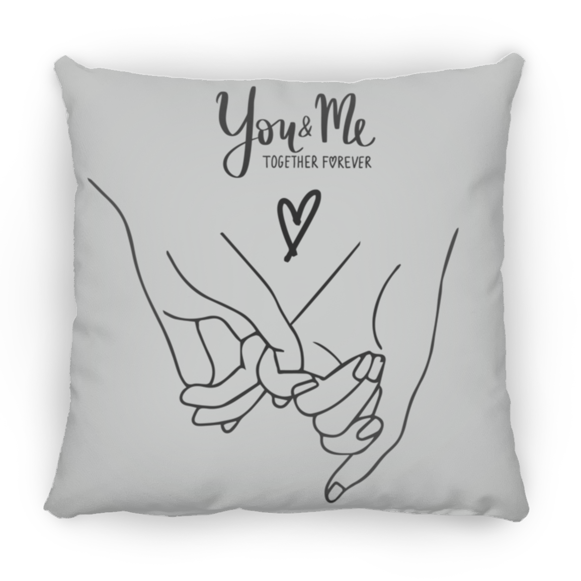 Together Forever You & Me Custom Pillow