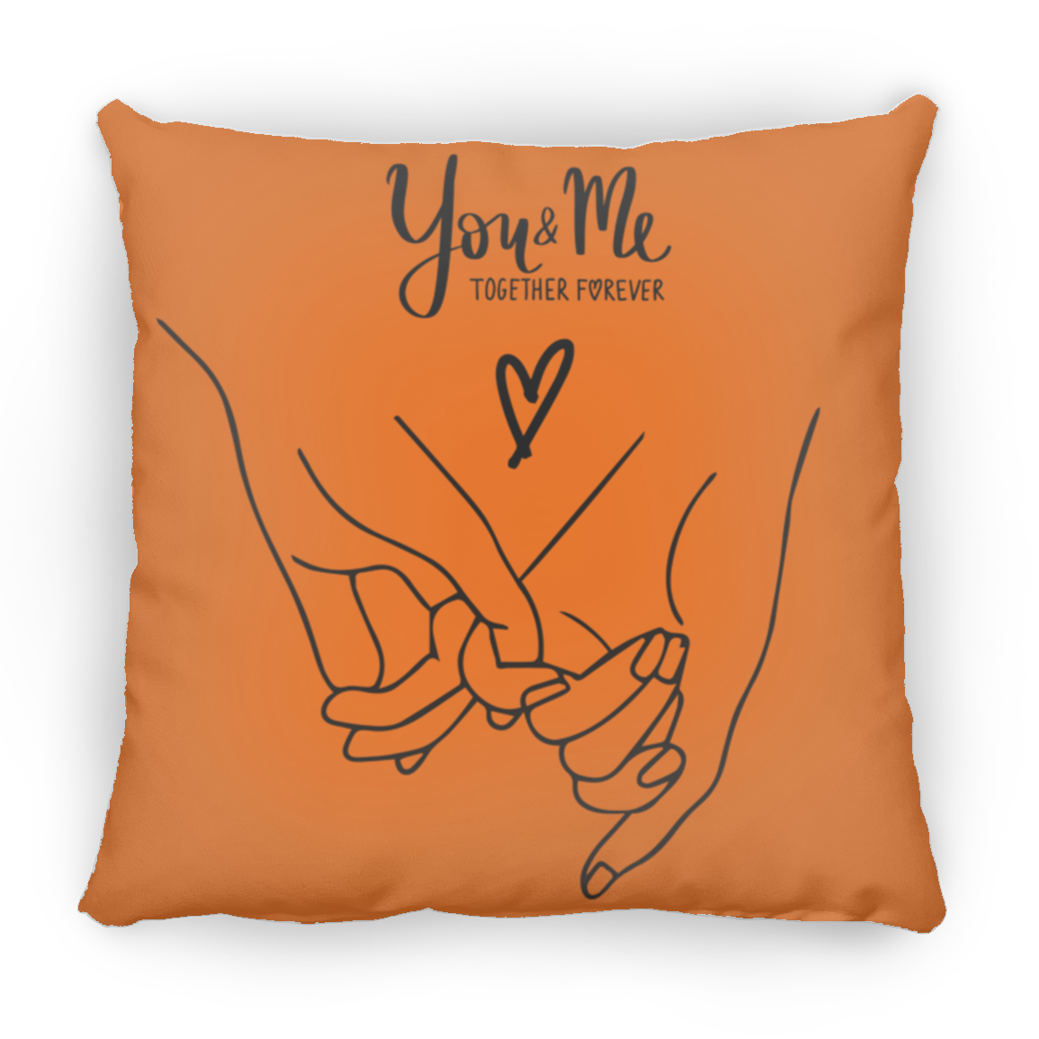 Together Forever You & Me Custom Pillow