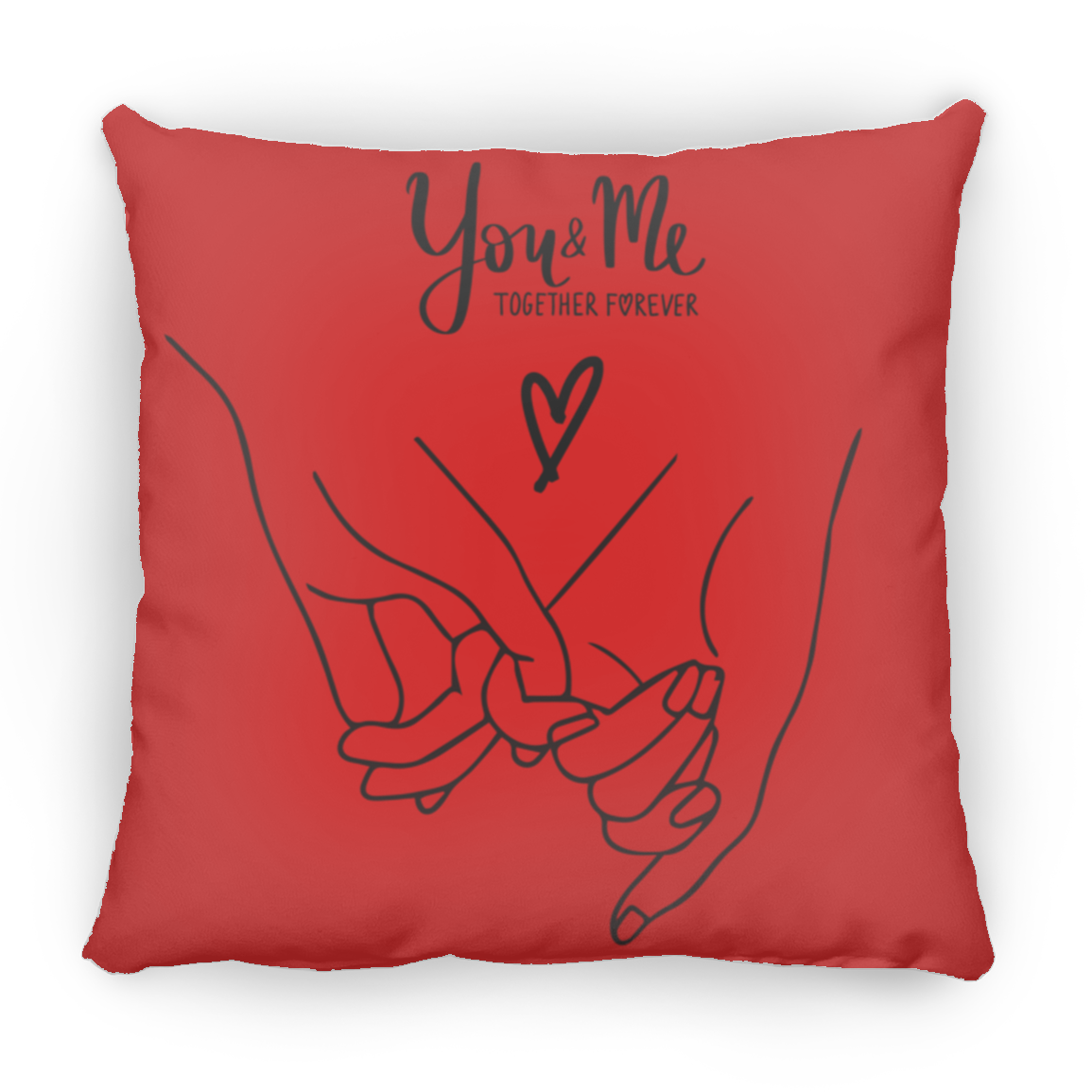 Together Forever You & Me Custom Pillow