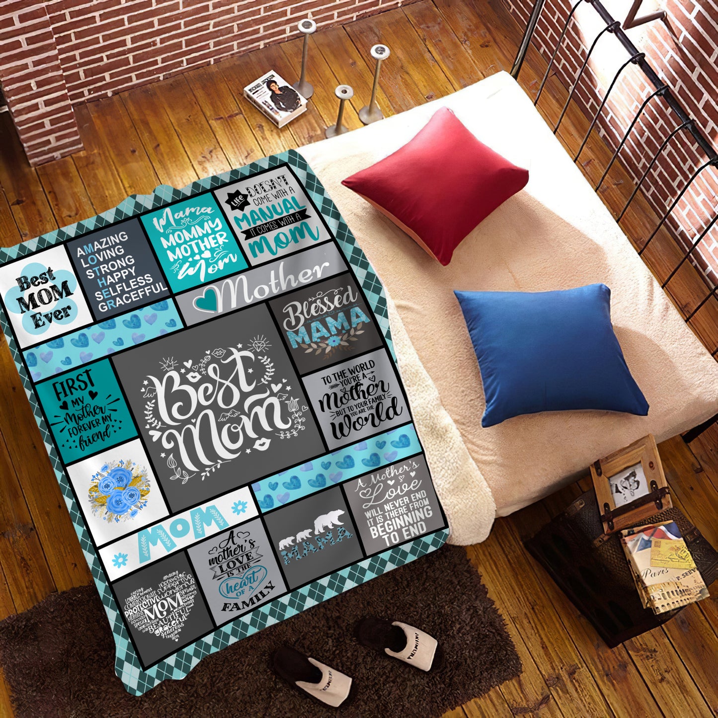 Best Mom Ever Cozy Blanket 50x60