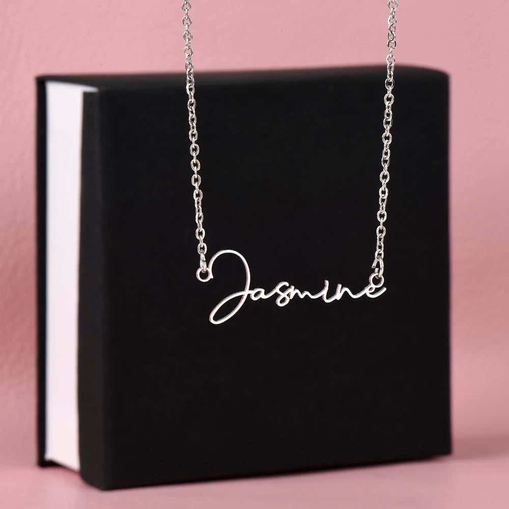 Custom Name Signature Necklace