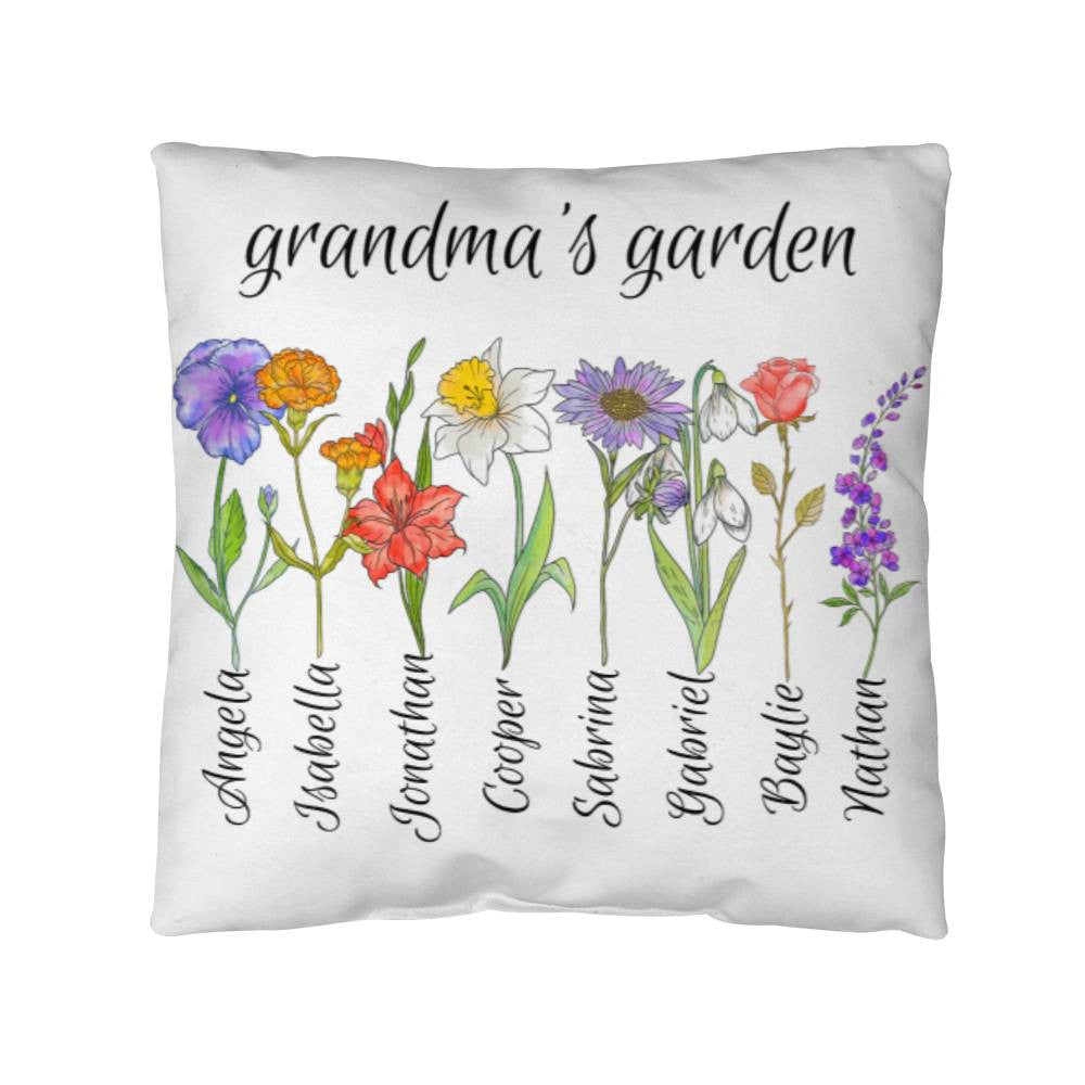 Custom Birth Month Pillow