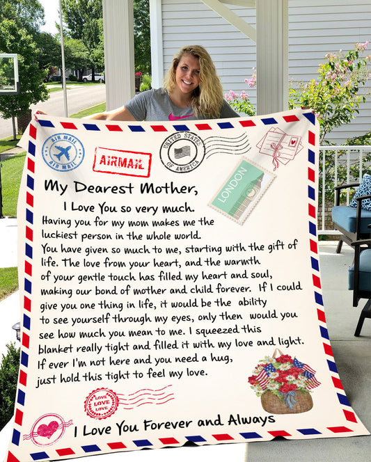 Cozy Mother's Sherpa Blanket