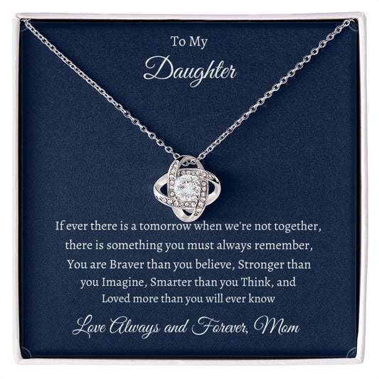 Daughter's Love Knot Necklace