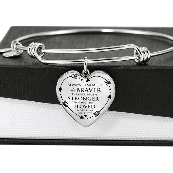 Cherished Heart Bangle Gift