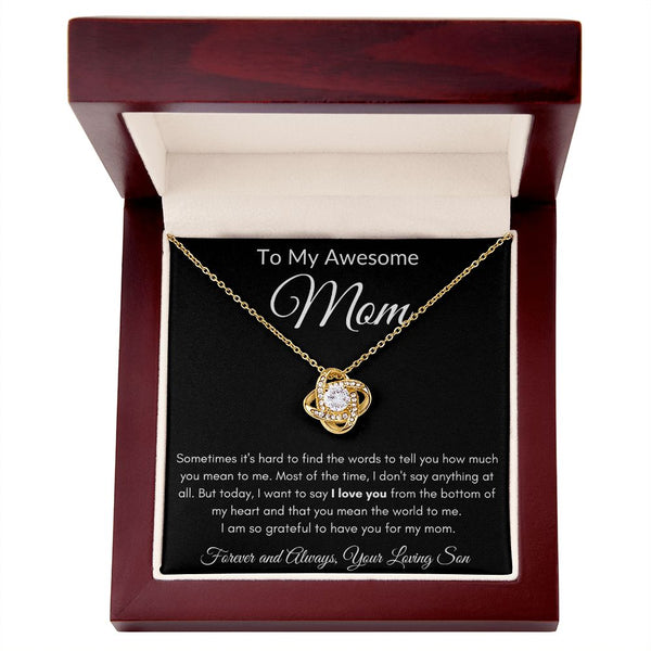 Love Knot Necklace for Mom