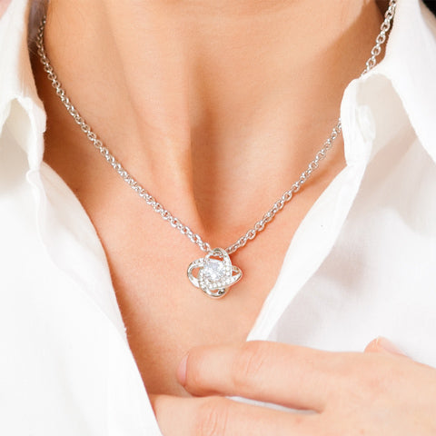 Daughter's Love Knot Necklace