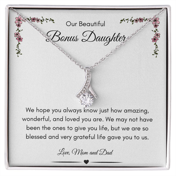 Heartfelt Bonus Daughter Necklace