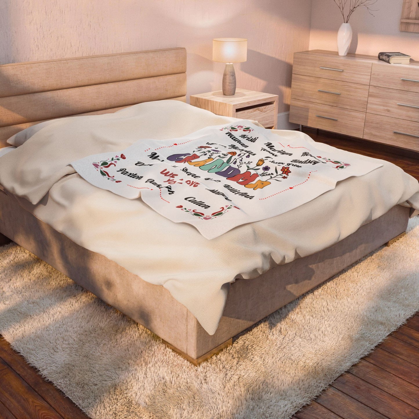 Grandma's Garden Blanket 50 x 60