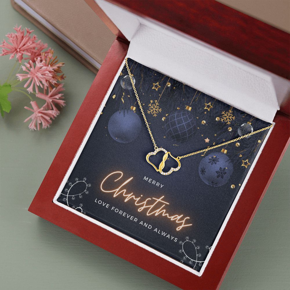 Merry Christmas Everlasting Love Necklace
