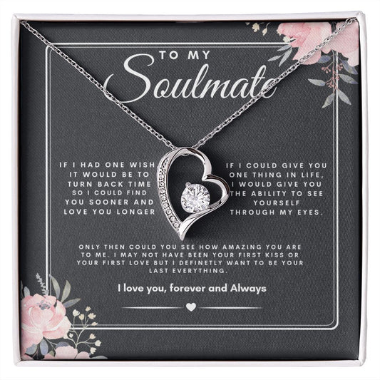 TO MY SOULMATE FOREVER LOVE NECKLACE