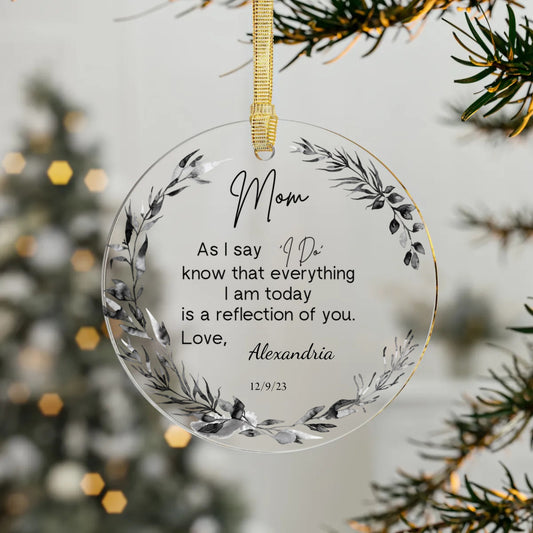 Mom Ornament for Wedding Day